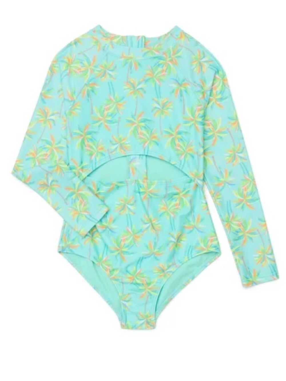🆕Ocean Gear Girls Long Sleeve One Piece Swimsuit Sz XL14-16